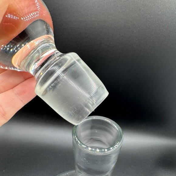 Vintage Toscany Etched Crystal Clipper Ship Decanter With Stopper Show Stopper - Picture 6 of 10